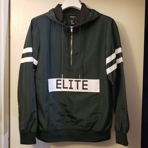 Men's Hooded Pullover Windbreaker
